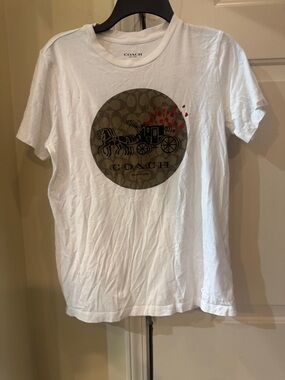 Coach Lunar Year RareCrewneck Logo T-Shirt Xs